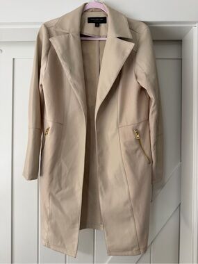 Marc New York Women's Cream Long Coat (medium)